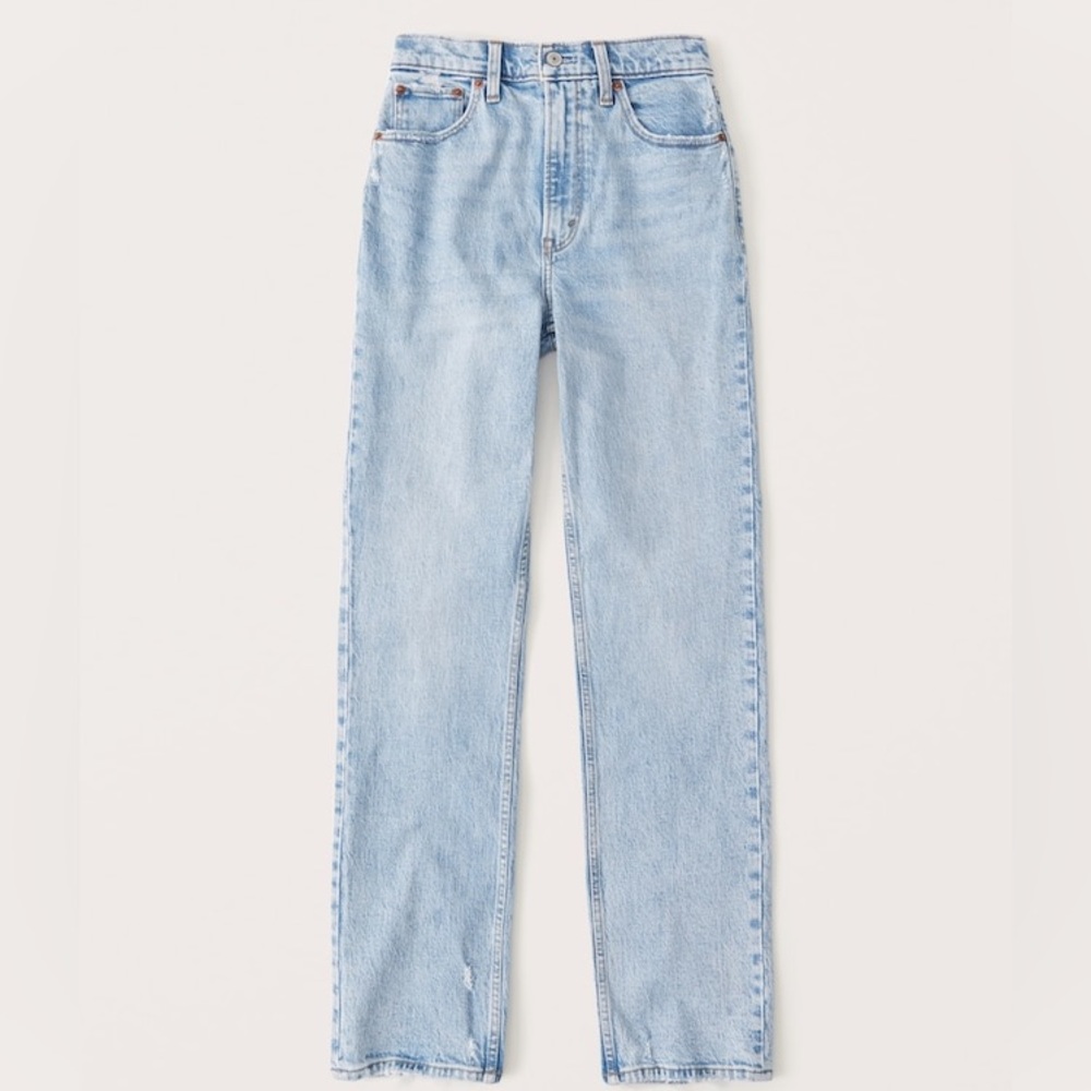 Abercrombie 90’s straight ultra high rise size 33/16L